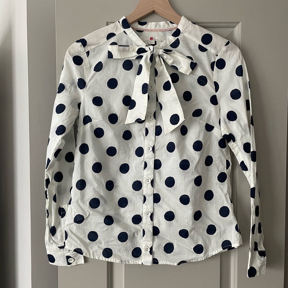 Boden Polka Dot Blouse Size 6